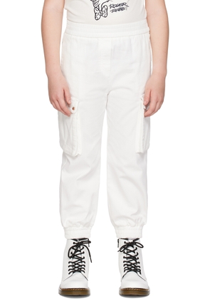 Moncler Enfant Kids White Bellows Pocket Trousers