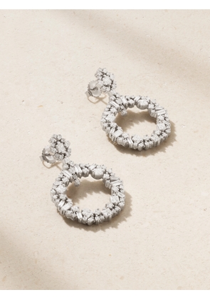 Suzanne Kalan - La Fantaisie 18-karat White Gold Diamond Earrings - One size