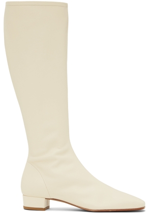 BY FAR Off-White Edie Tall Boots