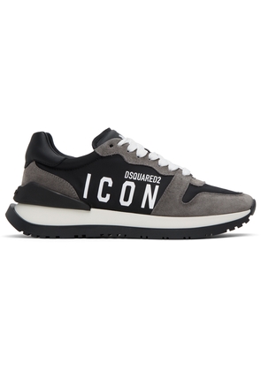 Dsquared2 Black 'Icon' Running Sneakers