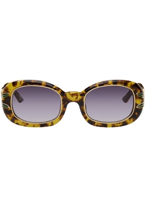 Casablanca Brown Laurel Sunglasses