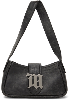 MISBHV Gray Leather Mini Bag