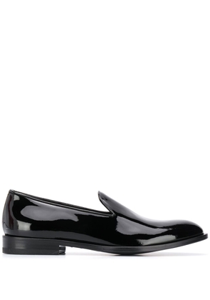 Scarosso George patent leather slippers - Black