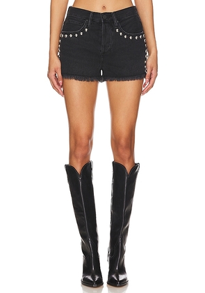 ALLSAINTS Heidi Shorts in Black. Size 25, 26, 28, 31.