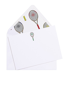 Dear Annabelle Aces Notecards in White.