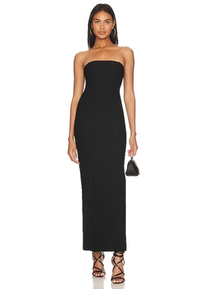 NBD Domini Maxi Dress in Black. Size M, XS, XXS.