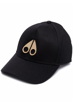 Moose Knuckles logo icon cotton cap - Black