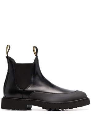 Doucal's elasticated side-panel boots - Black