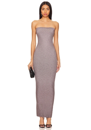 Wolford Fading Shine Dress in Metallic Silver. Size L, S, XS.