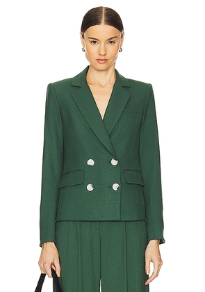 Veronica Beard Kona Dickey Jacket in Green. Size 2, 4, 6, 8.