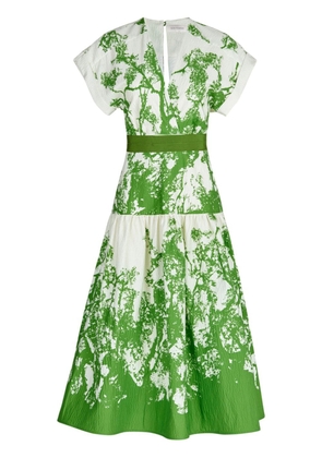 Silvia Tcherassi Metaponto organic cotton dress - Green