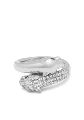 Nialaya Jewelry twisted panther ring - Silver