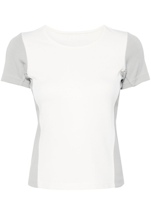CHANEL Pre-Owned 2001 Sports Line two-tone T-shirt - White