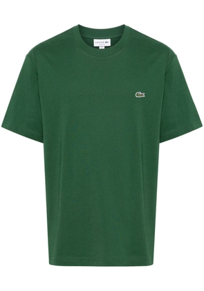 Lacoste logo-patch cotton T-shirt - Green