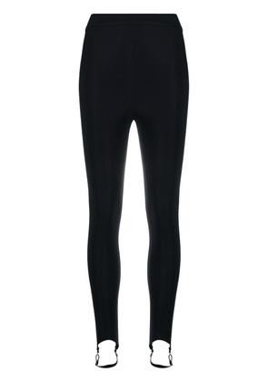Murmur high-waisted stirrup leggings - Black