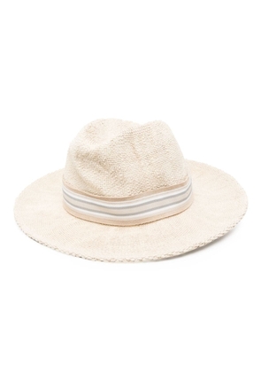 Eleventy strap-detailing sun hat - Neutrals