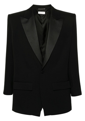 Saint Laurent Oversized wool blazer - Black