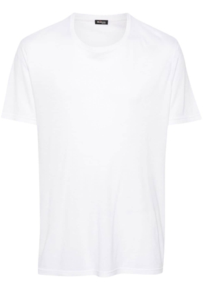 Kiton cotton-cashmere-blend T-shirt - White
