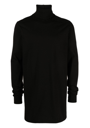 Rick Owens high-neck organic cotton sweatshirt - Black