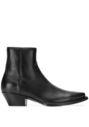 Saint Laurent pointed-toe ankle boots - Black
