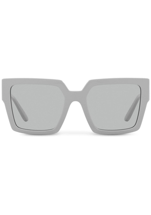 Dolce & Gabbana Eyewear bead-embellished square-frame sunglasses - Grey
