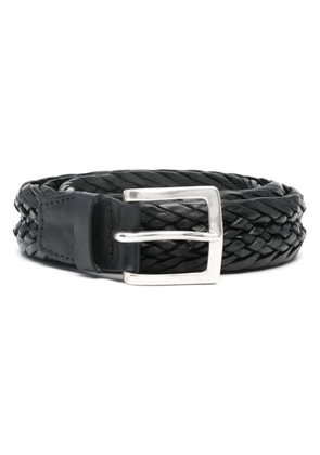 Orciani braided leather belt - Black
