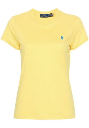 Polo Ralph Lauren Polo Pony-embroidered cotton T-shirt - Yellow