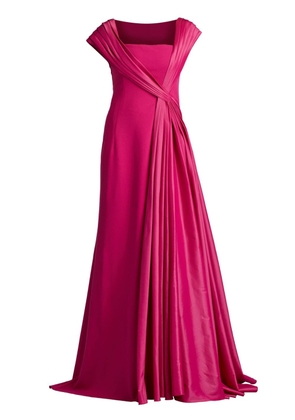 Tadashi Shoji McKenna sash-detail gown - Pink