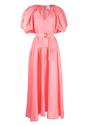 Acler Warner V-neck dress - Pink