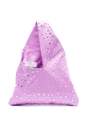 Giuseppe Di Morabito crystal-embellished shoulder bag - Purple