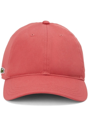 Lacoste logo-patch baseball cap - Pink