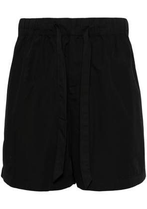 TEKLA Pyjamas poplin shorts - Black