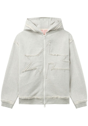 BAPY BY *A BATHING APE® panelled cotton zipped hoodie - Grey