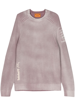 A-COLD-WALL* x Timberland® Future73 logo-embossed jumper - Purple