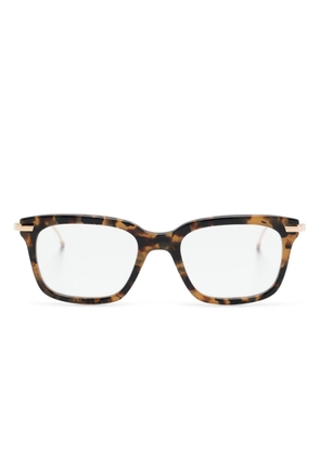 Thom Browne Eyewear tortoiseshell square-frame glasses