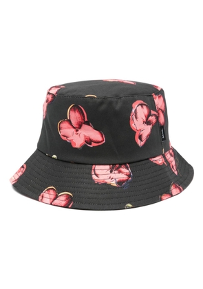 Paul Smith floral twill bucket hat - Black