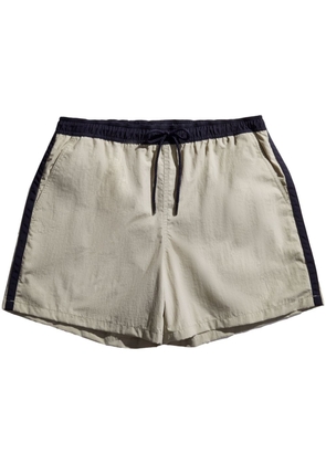 Fay side-stripe swim shorts - Neutrals