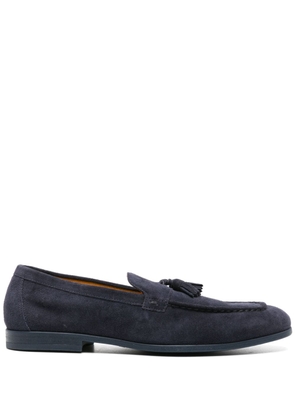 Doucal's tassel-detail suede loafers - Blue