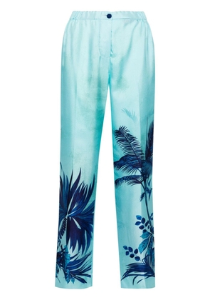 F.R.S For Restless Sleepers Etere silk trousers - Blue