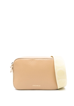 Coccinelle Tebe leather cross body bag - Neutrals