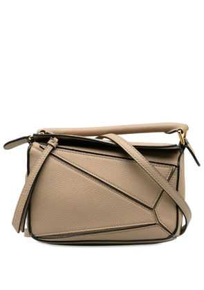 Loewe Pre-Owned 2015-2023 mini Puzzle two-way handbag - Brown