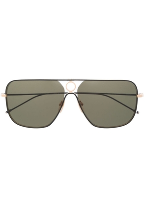 Thom Browne Eyewear pilot-frame sunglasses - Black