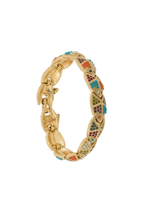 Susan Caplan Vintage 1980s D'Orlan embellished bracelet - Gold