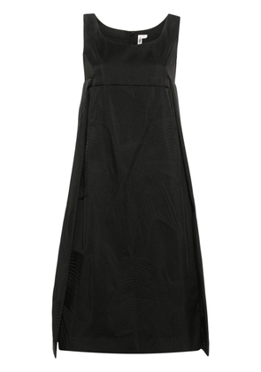 Comme Des Garçons patterned-jacquard sleeveless dress - Black