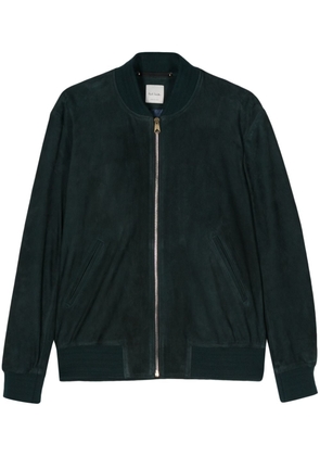 Paul Smith suede bomber jacket - Blue