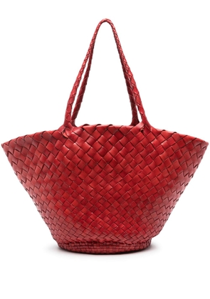 DRAGON DIFFUSION Egola leather tote bag - Red