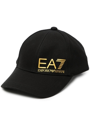 Ea7 Emporio Armani logo-print baseball cap - Black