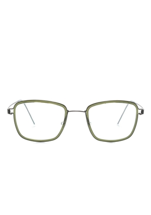 Lindberg Eric rectangle-frame glasses - Green