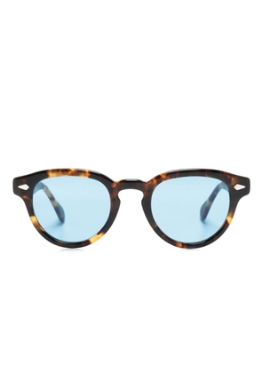 Moscot Maydela wraparound-frame sunglasses - Brown