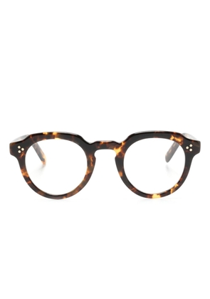 Moscot Gavolt round-frame glasses - Brown